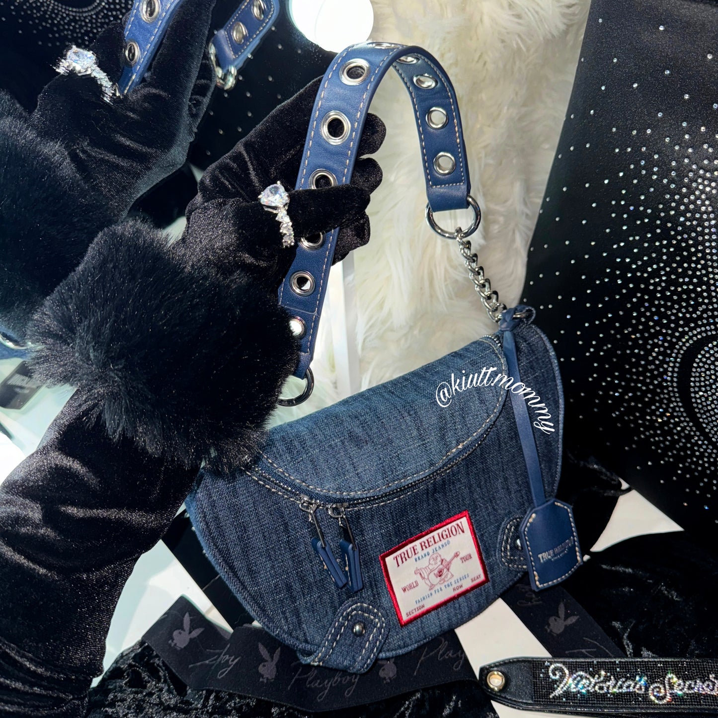True religion denim bag💫
