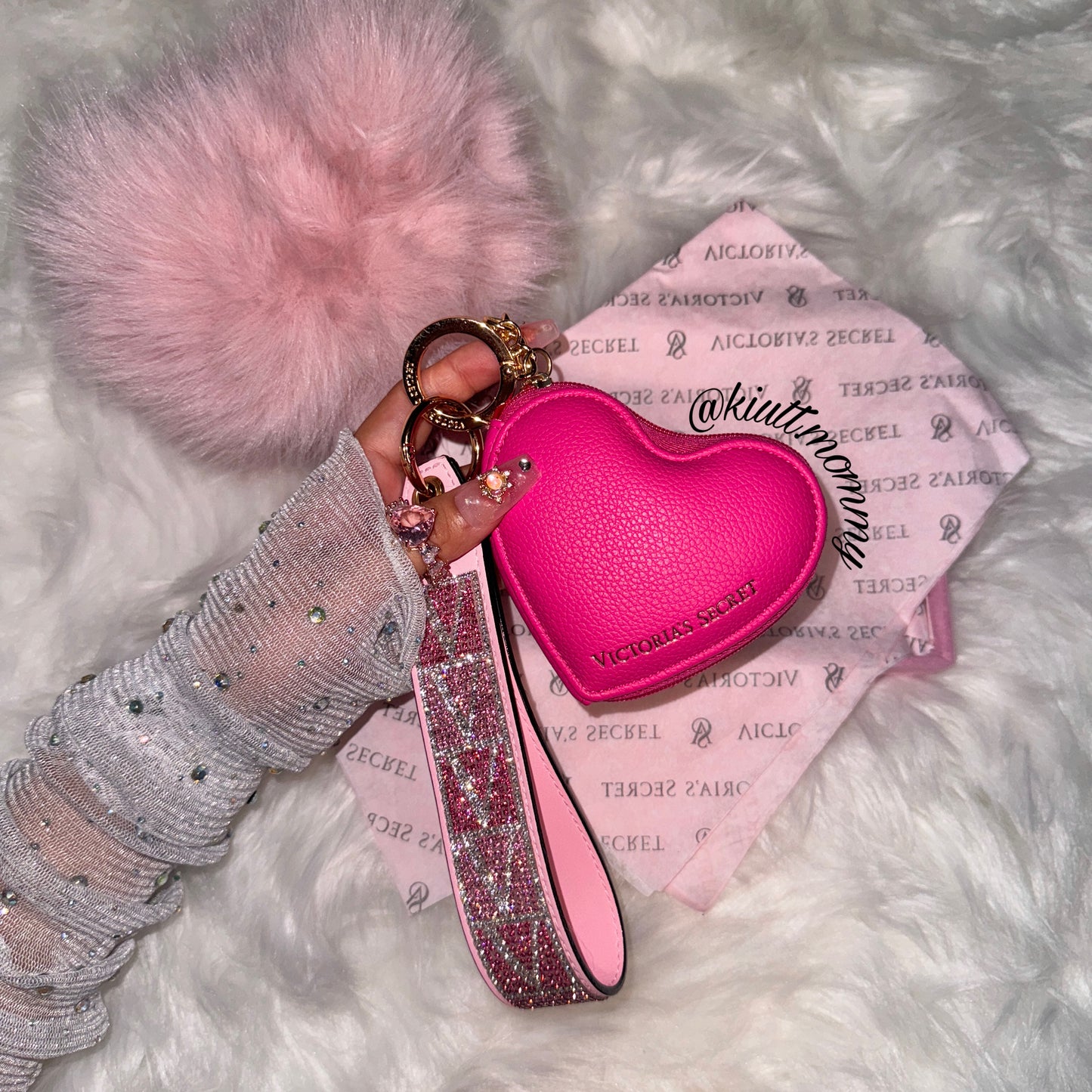 Victoria’s secret monedero Corazón ROSA