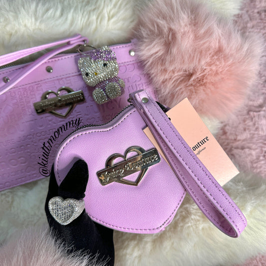 Juicy Couture heart morado