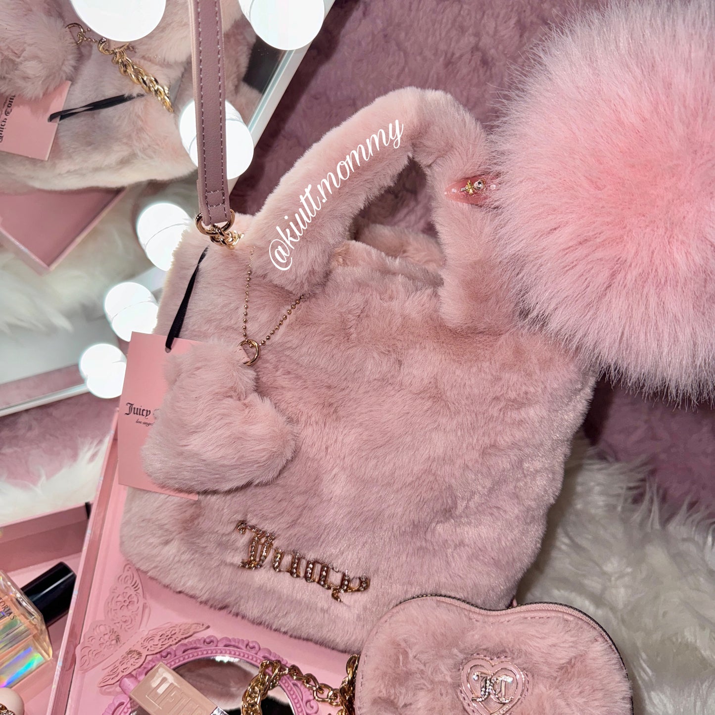 Juicy couture fluffy bag🎀