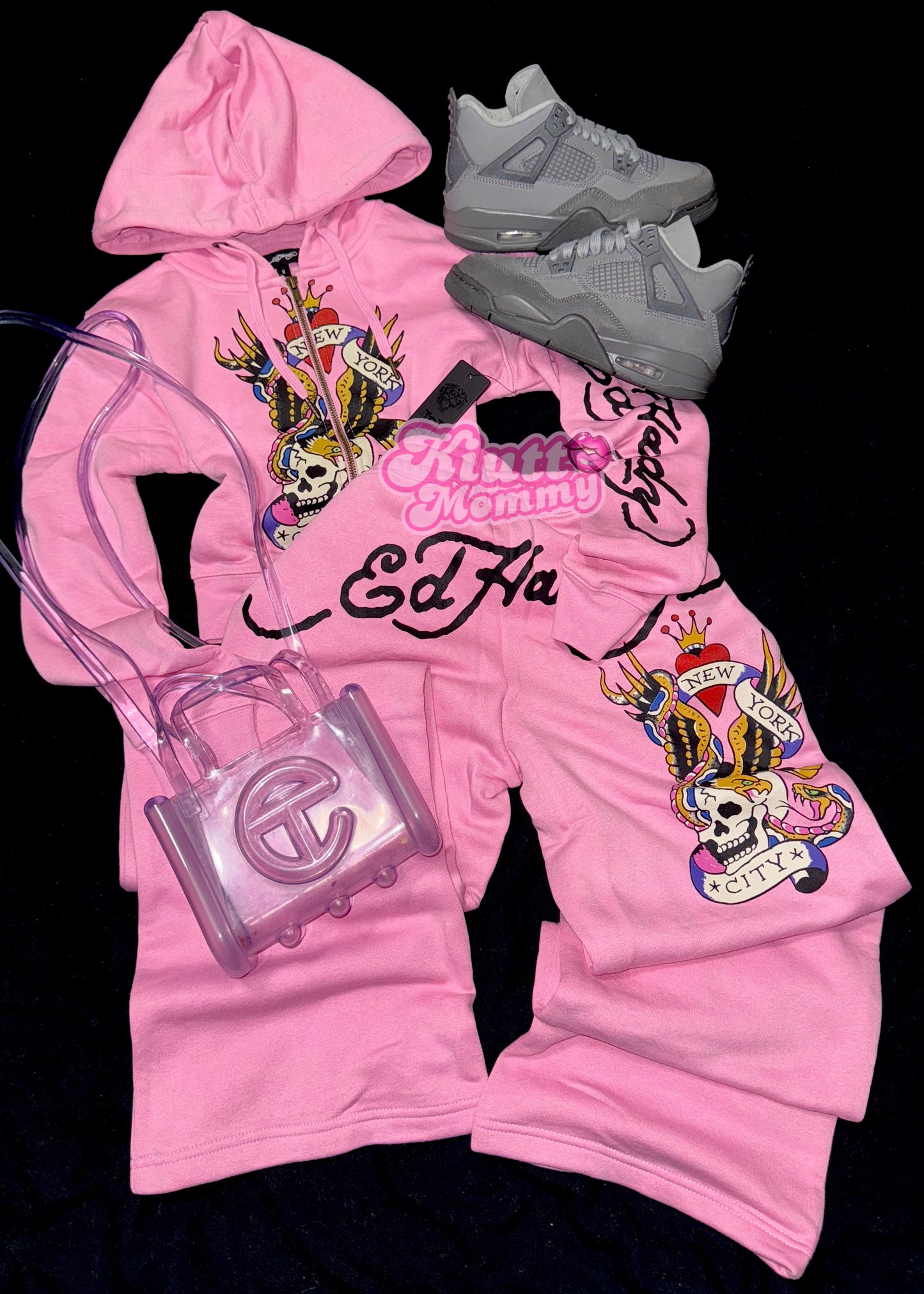 Set HARDY🎀BUBBLE GUM PINK