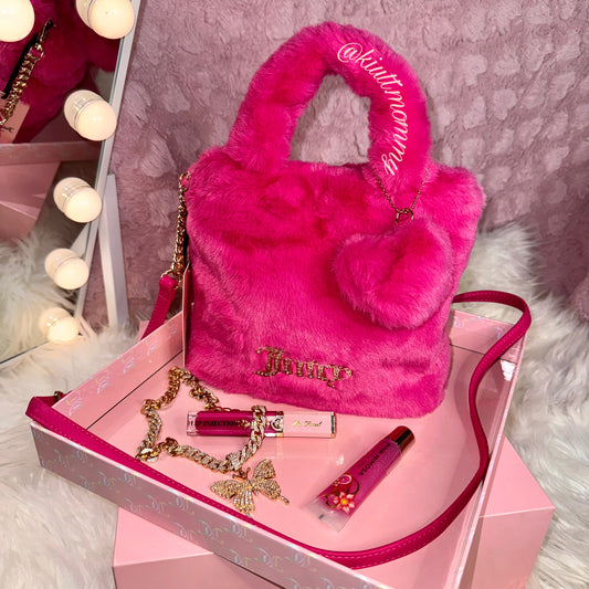 Juicy couture fluffy bag 💞