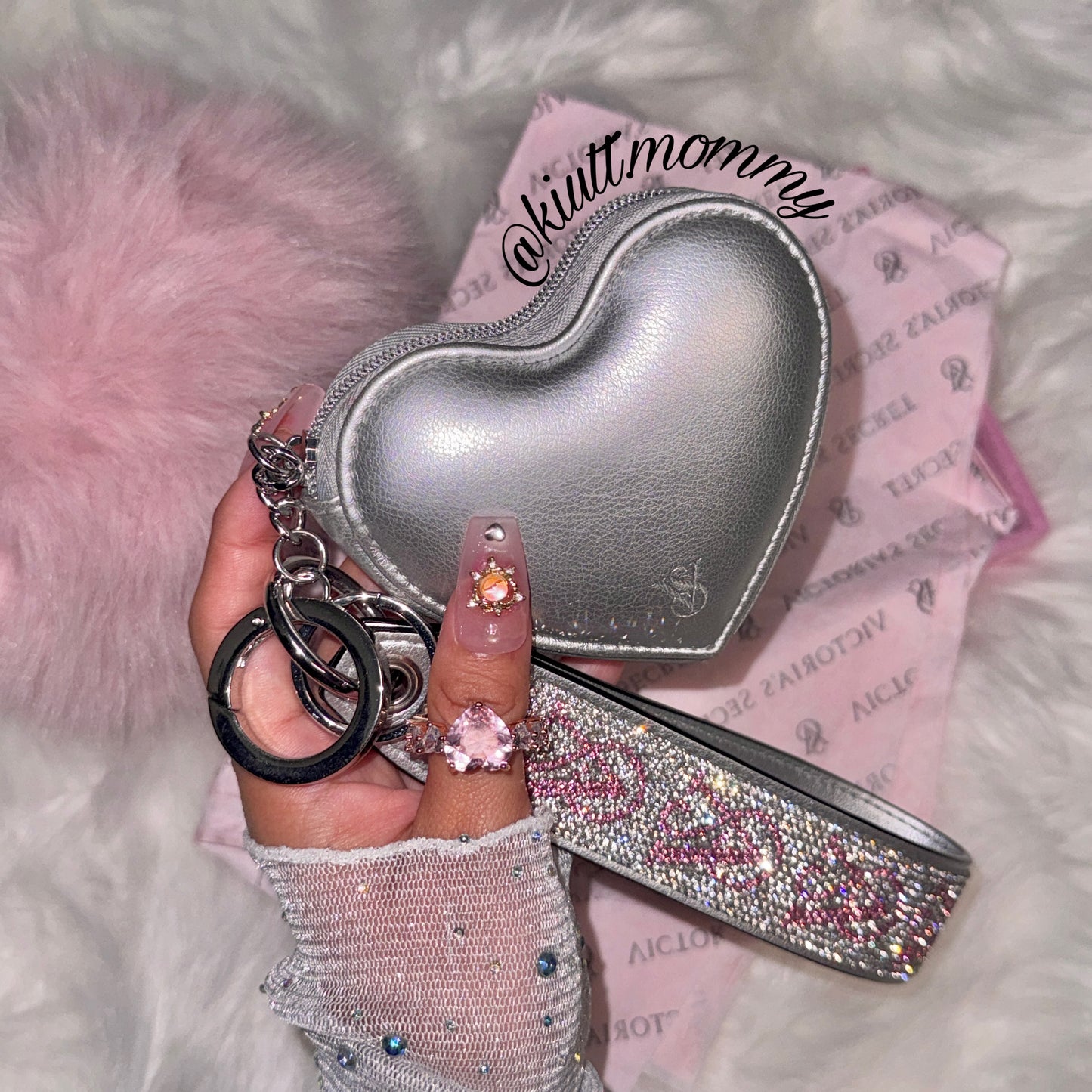 Victoria’s secret silver heart