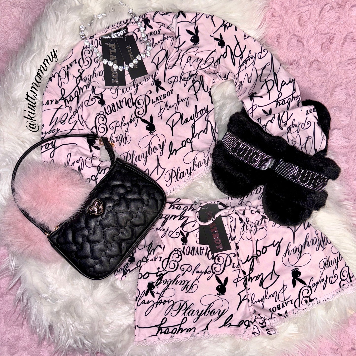 🎀Playboy Set pink bb🎀