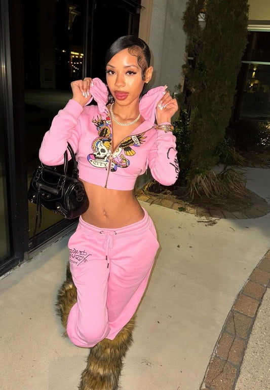 Set HARDY🎀BUBBLE GUM PINK