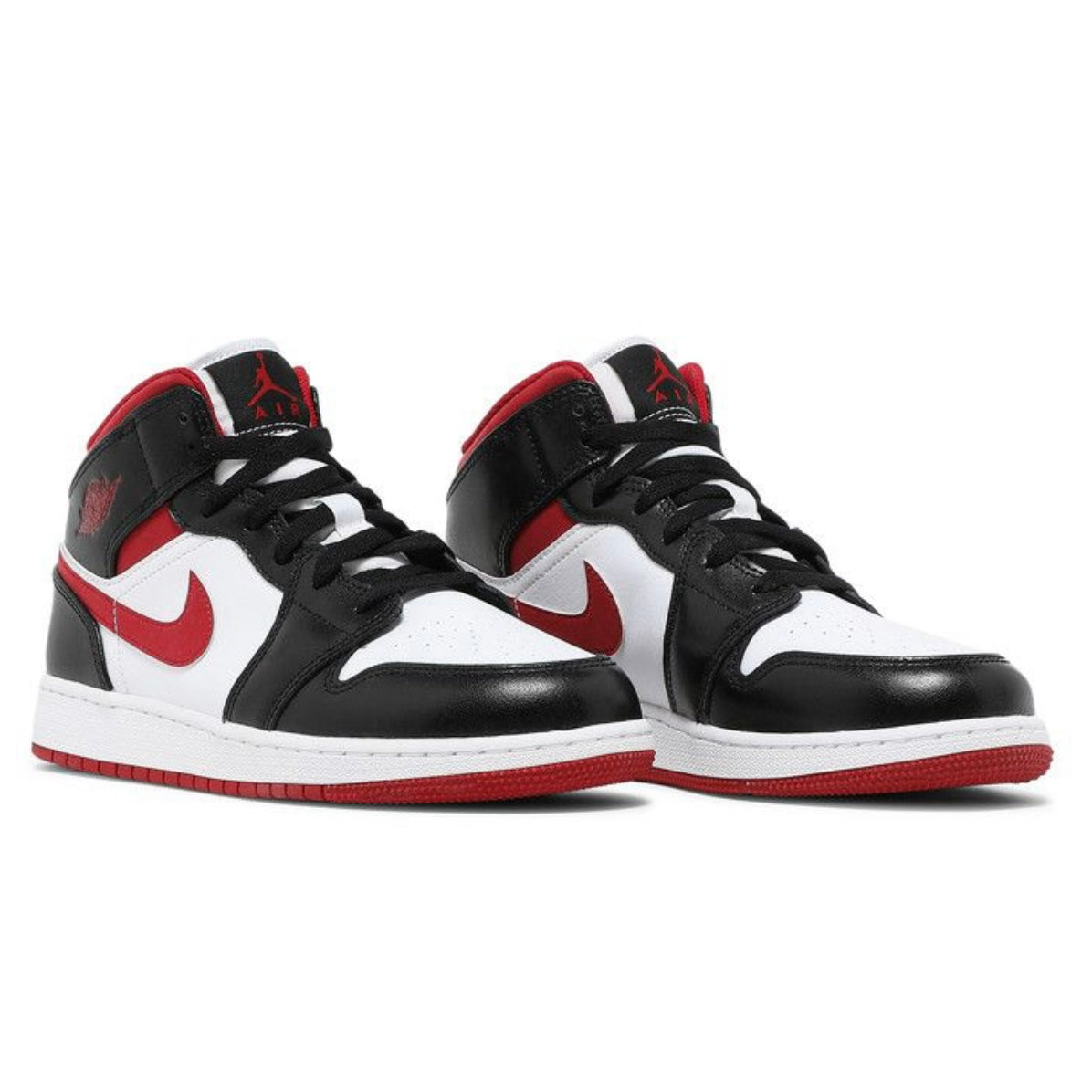 Jordan 1 mid GS “BLACK GYM RED”