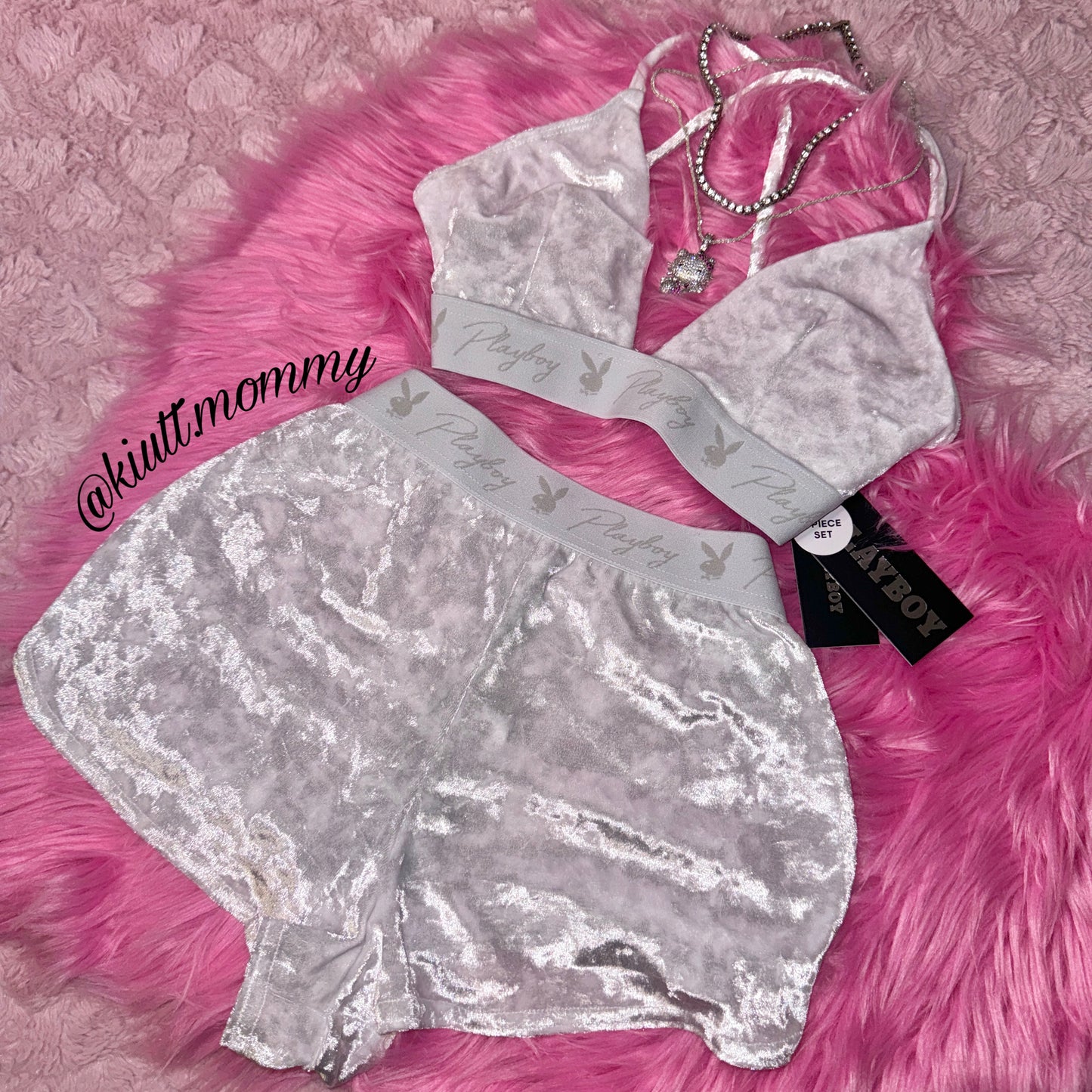 PLAYBOY SET white✨