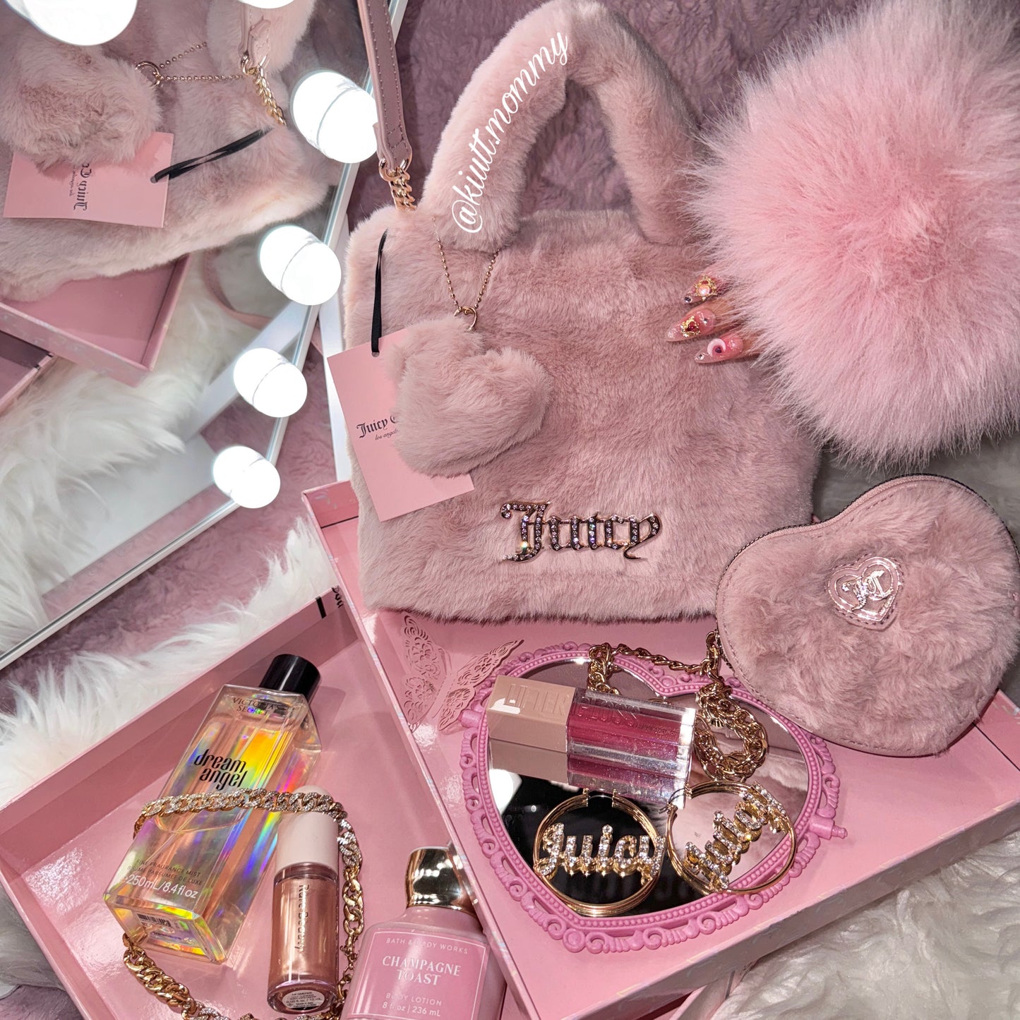 Juicy couture fluffy bag🎀